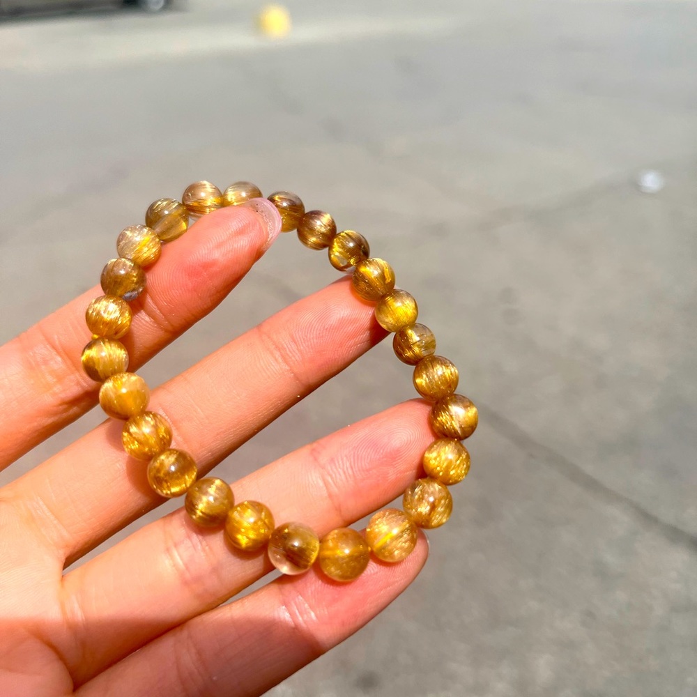 Golden Rutilated quartz - Picture 2 of 4